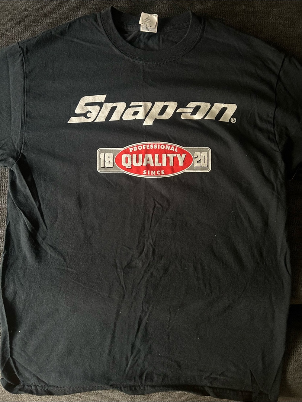 Snap-on Tools T-Shirt Men's Medium Logo Tee Professional Quality Since 1920 Rare